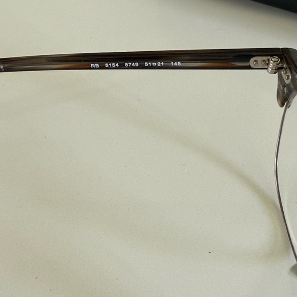 Ray-Ban Black and Silver Clubmaster Glasses prescription - Picture 5 of 7